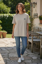 Футболка  с вышивкой "Basic"