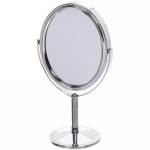 Зеркало настольное на ножке «Beauty», двухстороннее с увелич., овал, 16см, 8*10см