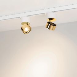 Светильник SP-PLURIO-TRACK-4TR-R77-9W Day4000 (WH-BRS, 36 deg, 230V) (Arlight, IP20 Металл, 3 года) 038100