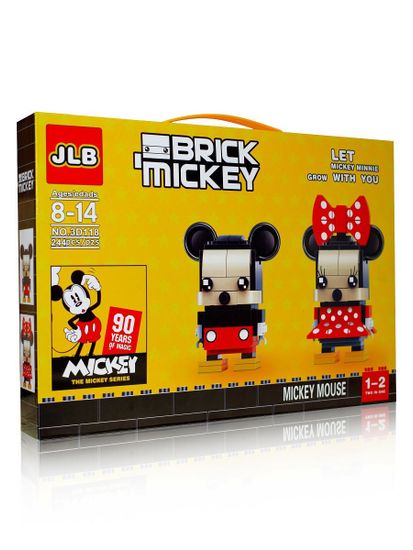 Конструктор JLB  Микки и  Минни Маус , 244 детали