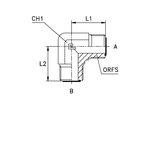 Соединение P90 ORFS 1.3/16 - ORFS 13/16
