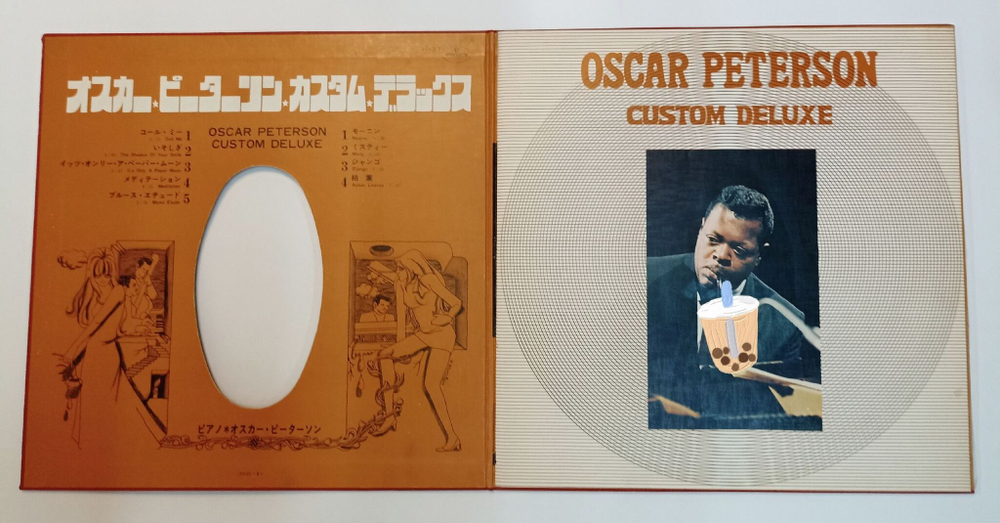 Винтажная виниловая пластинка LP Oscar Peterson Custom Deluxe (Japan 1975)