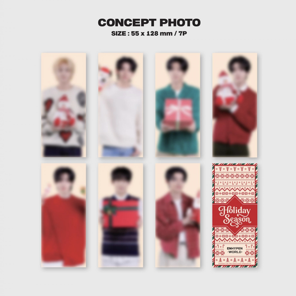 Набор ENHYPEN - [ENHYPEN WORLD COUPON CARD COLLECTION] HOLIDAY SEASON BASIC ver.