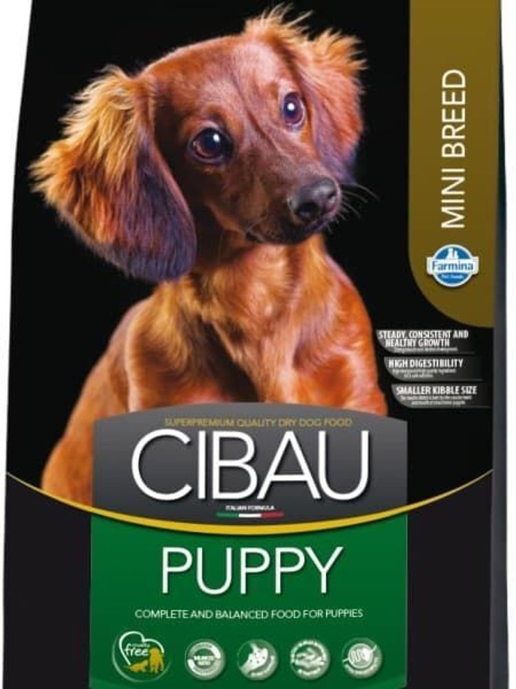 Cibau 800г Puppy mini корм для щенков мелких пород с курицей