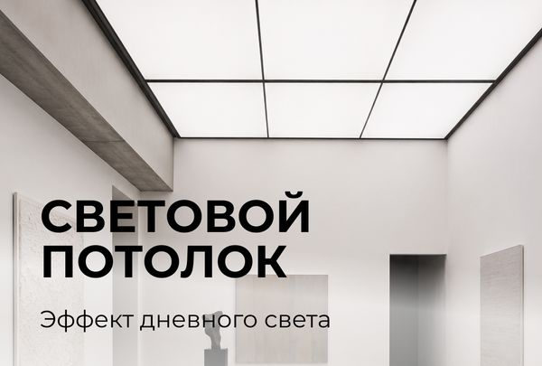 Световой потолок: когда свет перестаёт быть объектом Световой потолок: когда свет перестаёт быть объектом