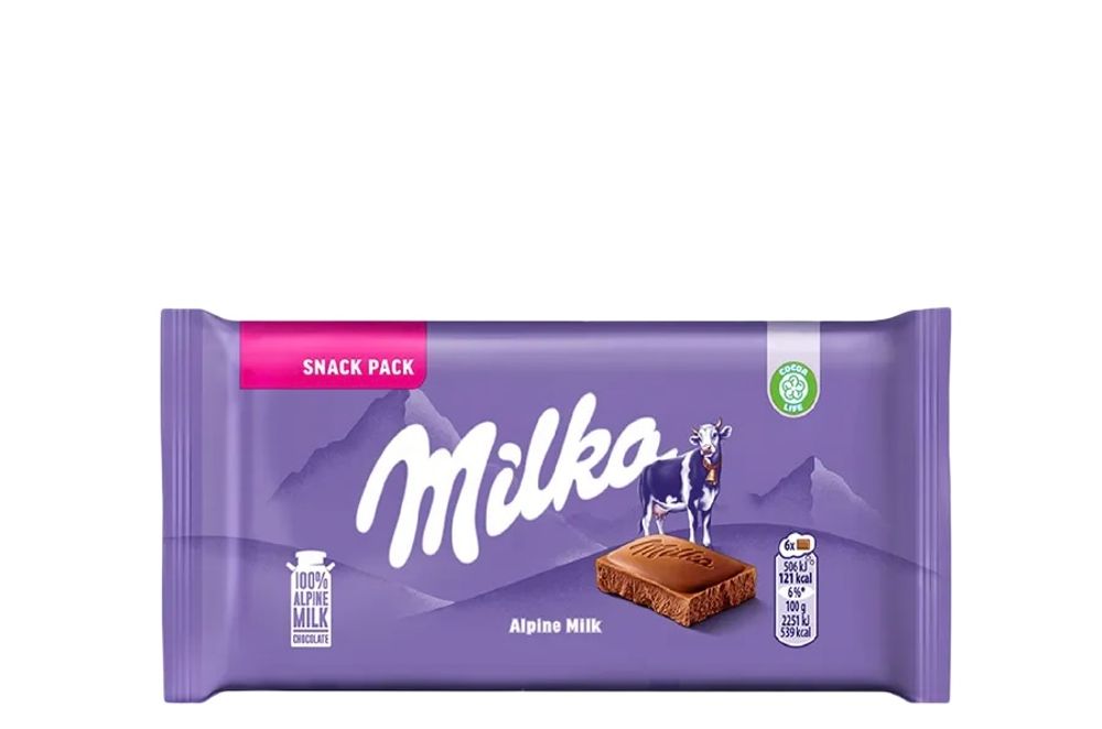 Шоколад МИЛКА молочный 45г