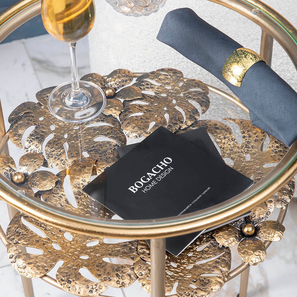 Столик декоративный Monstera Deliciosa (Монстера) Амбер