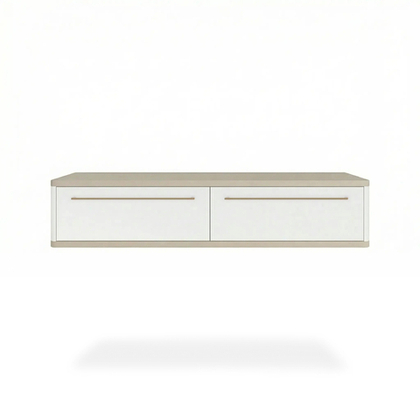 Подвесной туалетный столик консоль Royal 5210 эко (Макиато-р.золото)