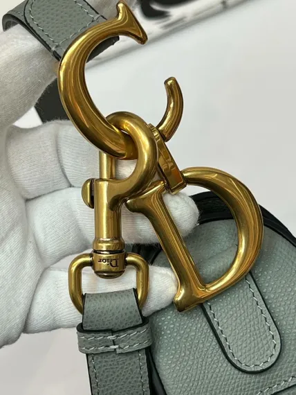 Сумка Dior Saddle светло-серый