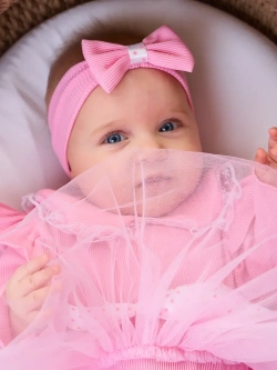 Платье-боди для новорожденной