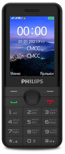 Сотовый телефон Philips Xenium E172 Black