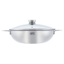 Вок из нержавеющей стали Gipfel Fusion 52190 32 см/6 л