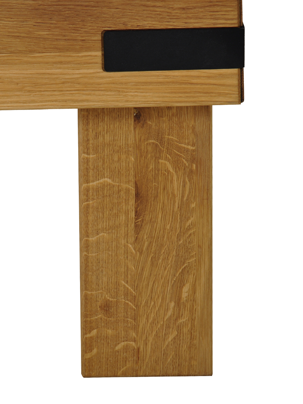 Кровать 160х200 Дубовая Классика из массива дуба на ножках в стиле лофт