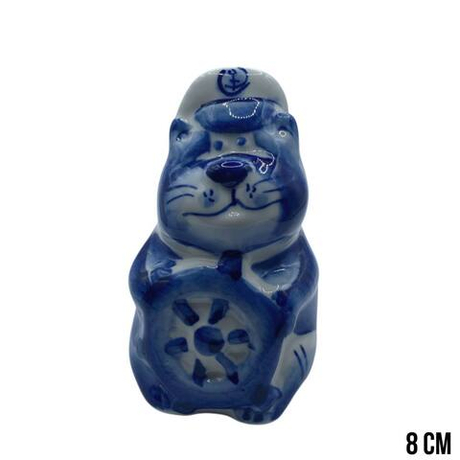 Фигурка Котик юнга гжель