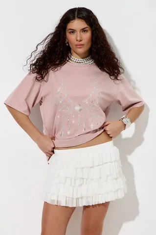 Футболка с принтом 