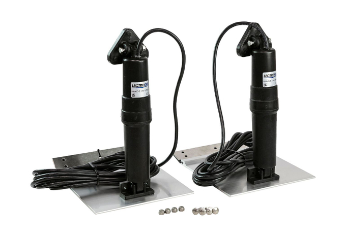 Комплект транцевых плит (алюм.), 9x9 дюймов, без панели управления, Lectrotab