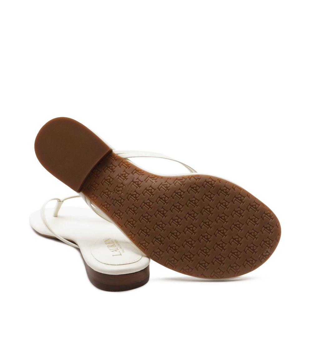 Кожаные вьетнамки LAUREN RALPH LAUREN - белый(802896830)