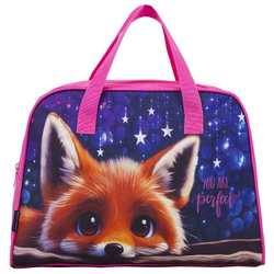 Сумка для внешкольных занятий BRAUBERG с ручками, 35x25x15 см, Cute fox, 272379