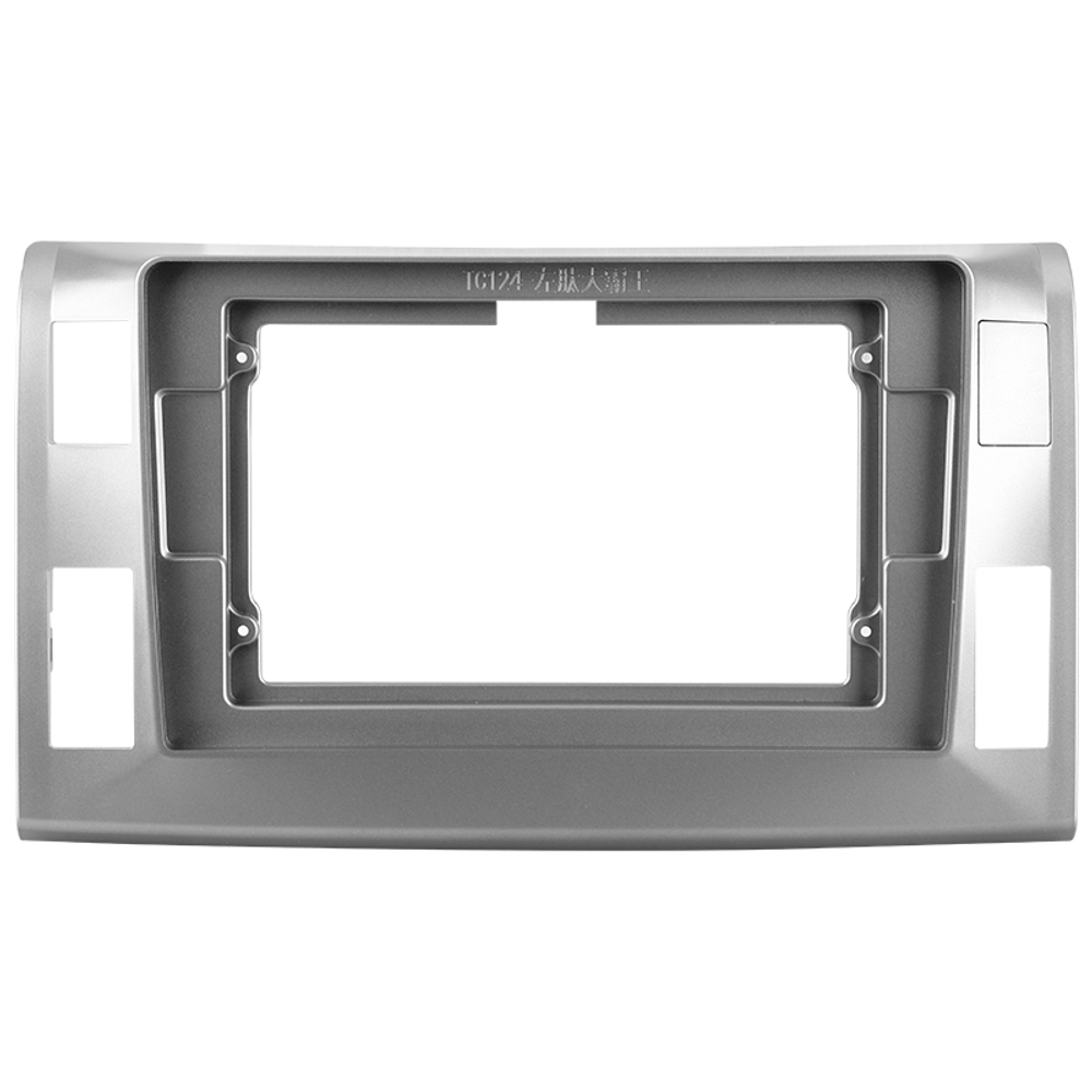 Комплект рамки с разъёмами 10" Toyota Estima 2006-2016 без 360 серая (утопленная) - Car-Smart 9575A
