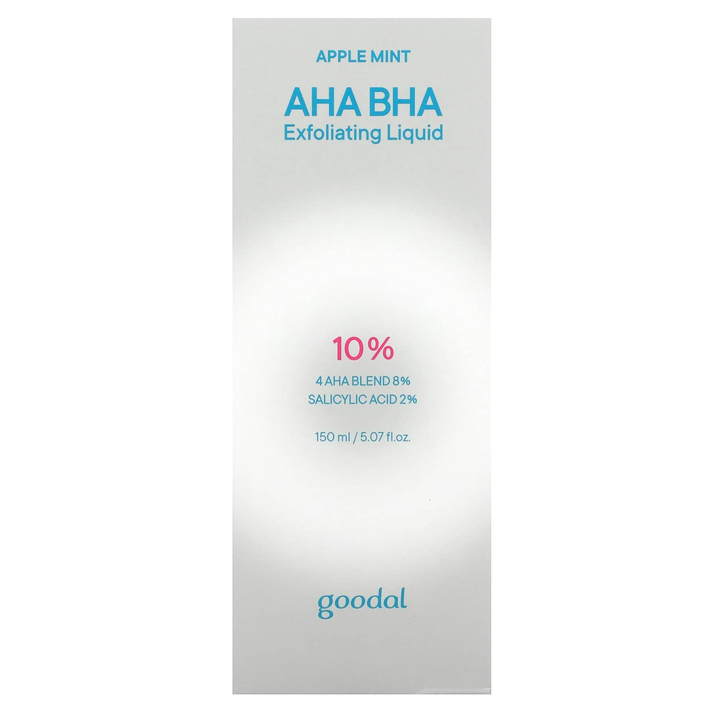 Goodal, жидкий отшелушивающий продукт с АГК и БГК, со вкусом яблока и мяты, 150 мл (5,07 жидк. унции)