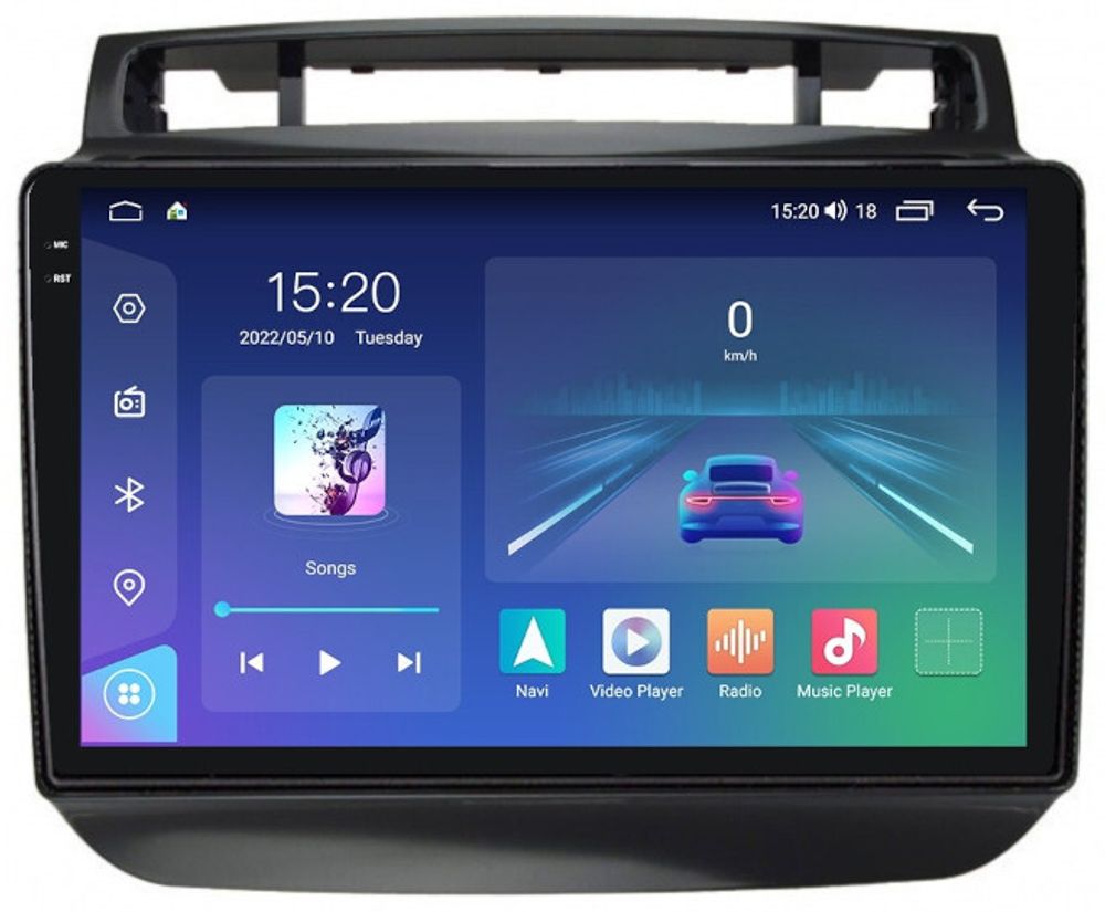 Магнитола для VW Touareg 2010-2018 (RCD550) - Parafar PF048U2K на Android 13, QLED+2K, ТОП процессор, 8Гб+128Гб, CarPlay, 4G SIM-слот