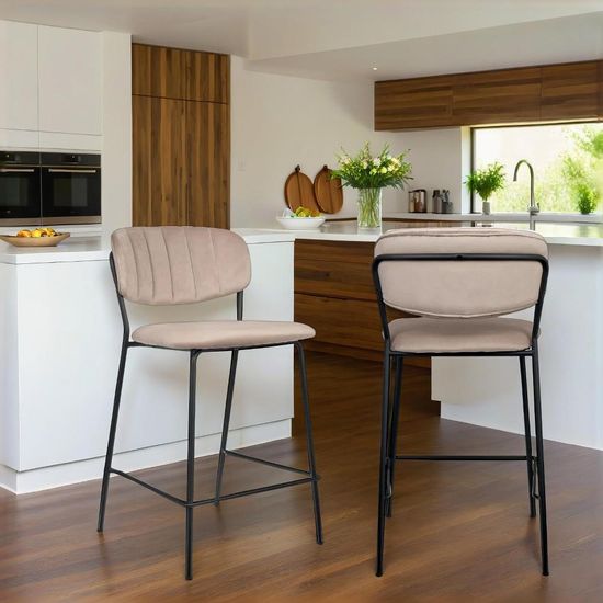 Стул полубарный Carol латте