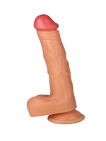 Lola Games Ardent Nudes – телесный фаллоимитатор на присоске с мошонкой, 19,5 см