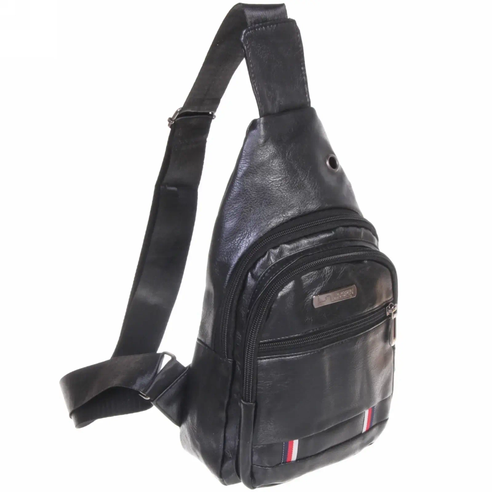 Сумка мужская «Рower Сity», цвет черный, два отделения и карман, 29*17*5,5см