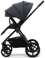 Детская коляска Rant Teo Soft 3 в 1 с автокреслом Miro Black Graphite