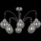 Люстра потолочная ILLUMICO E27 IL0433-8PSQ-79 BK AB