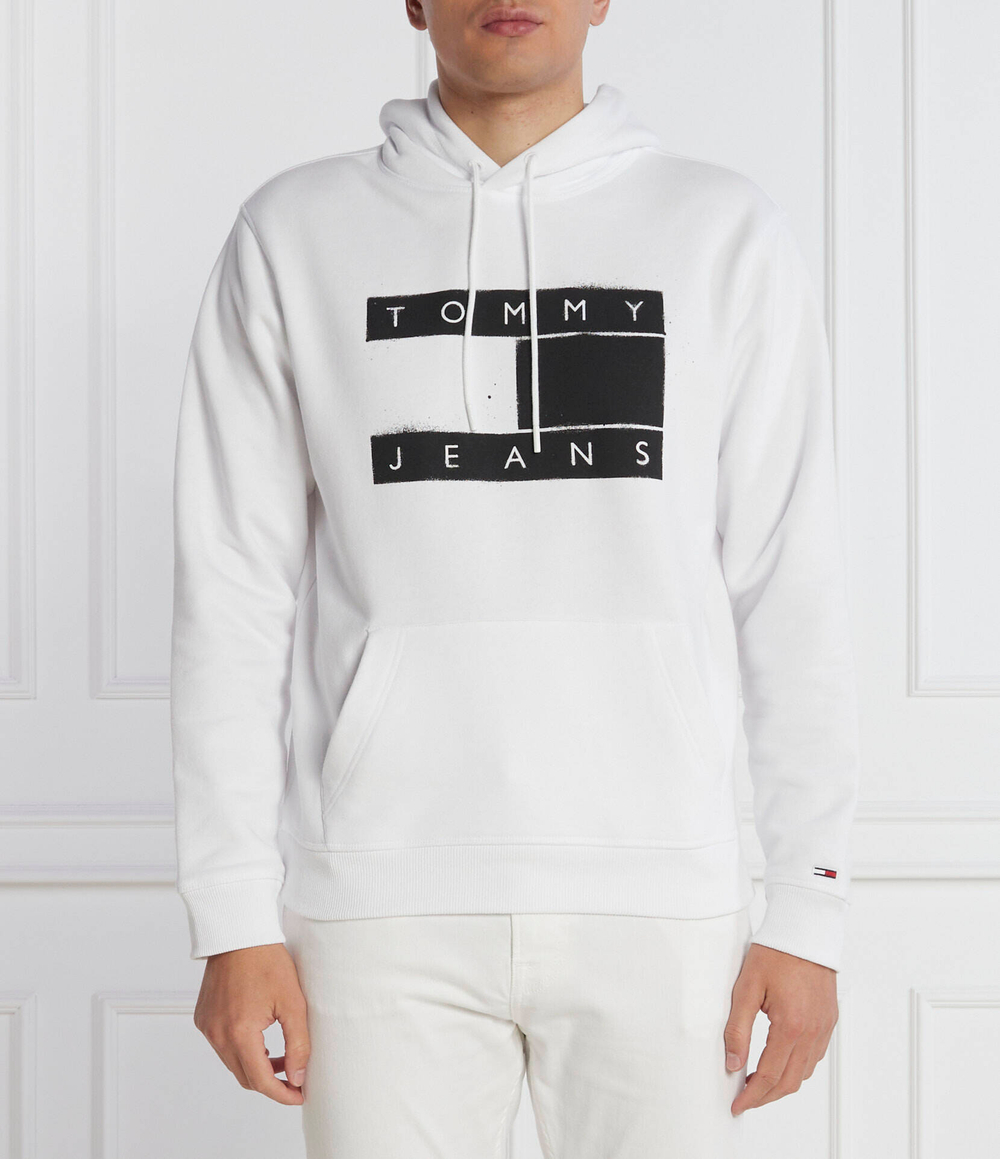 Худи FLAG SPRAY Tommy Jeans - белый(DM0DM17911)