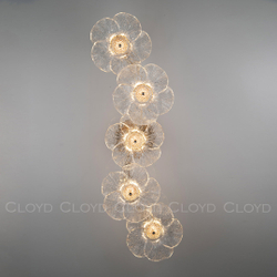 Бра Cloyd SHAMBALA-B W5 / выс. 72 см - золото (арт.20396)