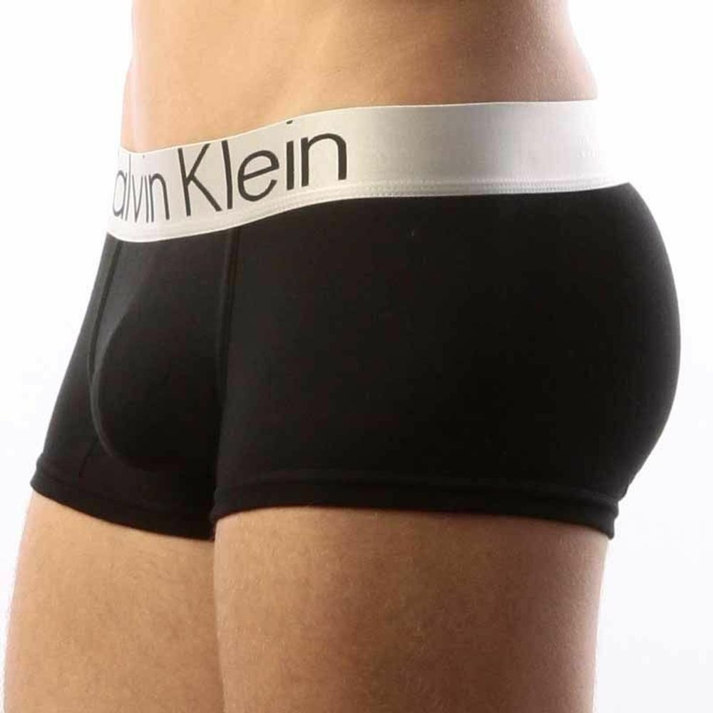 Мужские трусы хипсы черные Calvin Klein Boxer Steel Black