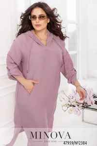 Платье 2384-пудра Minova
