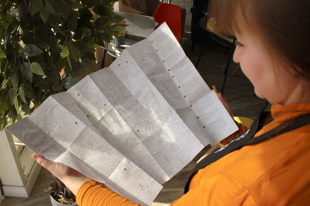 Пять карт-раскрасок