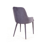 Стул Douglas ромб, бархат серый 27