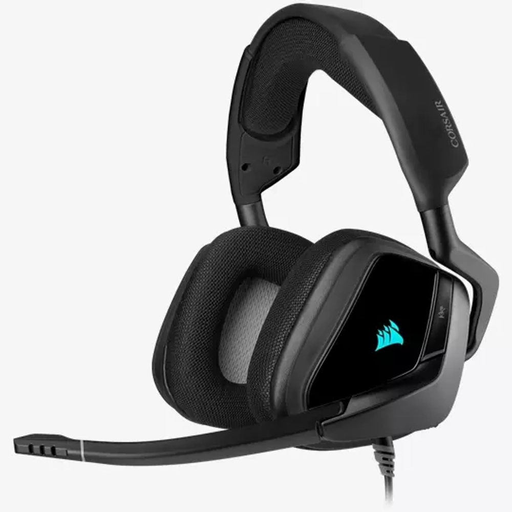 Гарнитура CORSAIR VOID RGB ELITE, Карбон, (CA-9011203-EU)