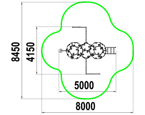 Фигура для лазания Скалодром МФ-1.159