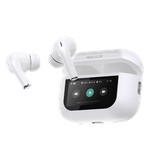 Наушники WALKER WTS-85, шумопод. ANC, сенсорный дисплей, белые