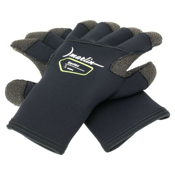 Перчатки Marlin Kevtex 3 мм Черные
