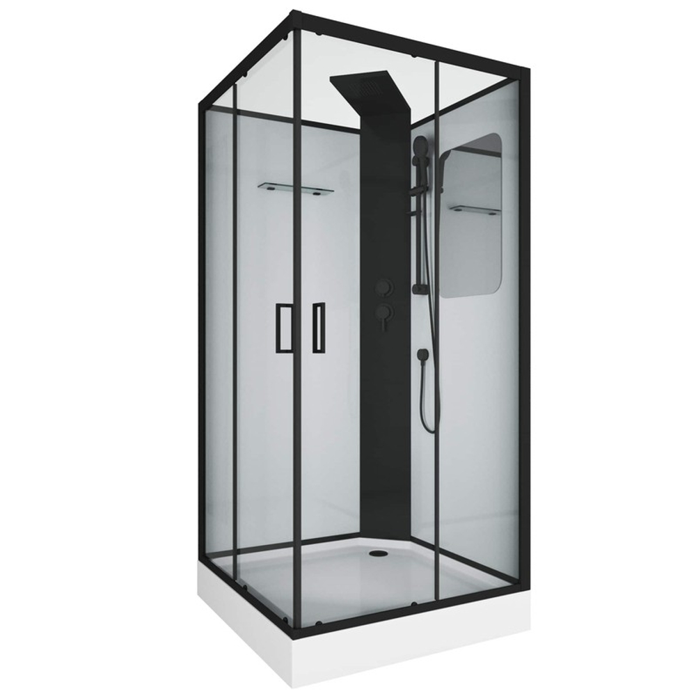 Душевая кабина Grossman Elegans GR251Q (90х90х217) дверь раздвижная,5 мест