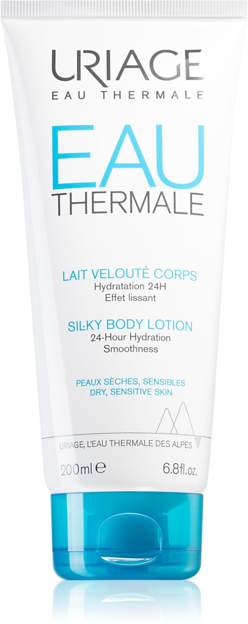 Uriage Eau Thermale Silky Body Lotion - шелковый лосьон для тела для сухой и чувствительной кожи /   200  ml  / GTIN 3661434004698