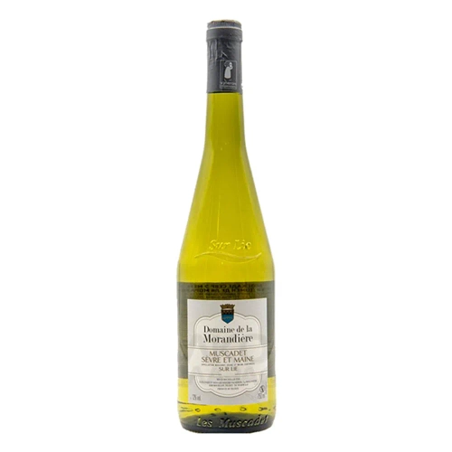 Вино сортовое ординарное белое сухое "Мюскаде Севр э Мен Сюр Ли Домен де ля Морандьер" 2024 12% 0,75 л