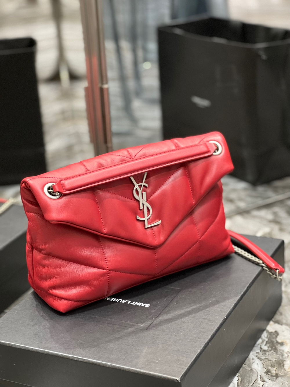 Saint Laurent Loulou Puffer Bag 29 cm