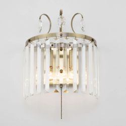 Citilux Инга CL335323 Бра хрустальное с выключателем Бронза