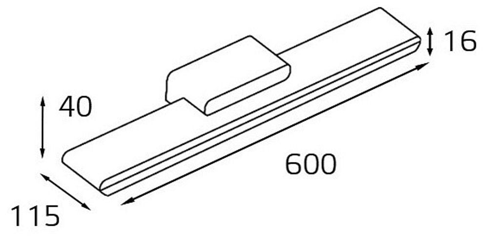 Подсветка для зеркала Italline IT01-1088 IT01-1088/60 white