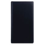 Визитница на 4-х кольцах BRAUBERG, четырехрядная, на 160 визиток, черная, 231825