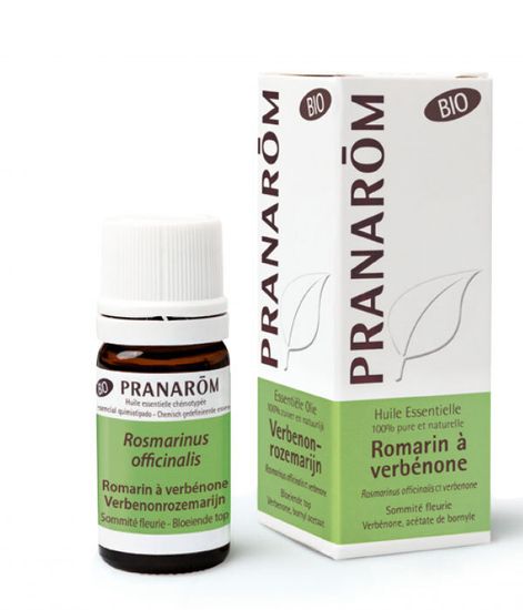 Натуральное эфирное масло Розмарин вербенонный БИО, Pranarom