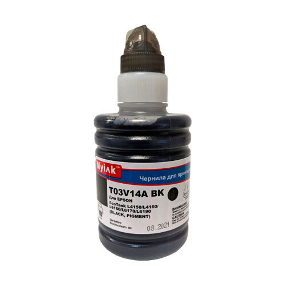 Чернила для EPSON EcoTank (101) L4150/L4160/L6160/L6170/L6190 (127мл, black, Pigment) T03V14A MyInk