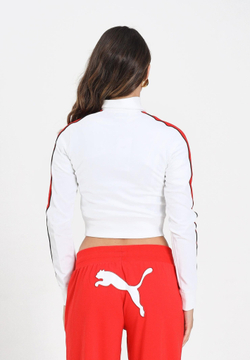 Толстовка женская PUMA FUTURE.PUMA.ARCHIVE T7 Slim Cropped Track Jacket